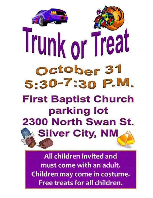 First Baptist Church Trunk or Treat Silver City Radio