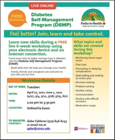 Free Diabetes Self Management Program – Silver City Radio