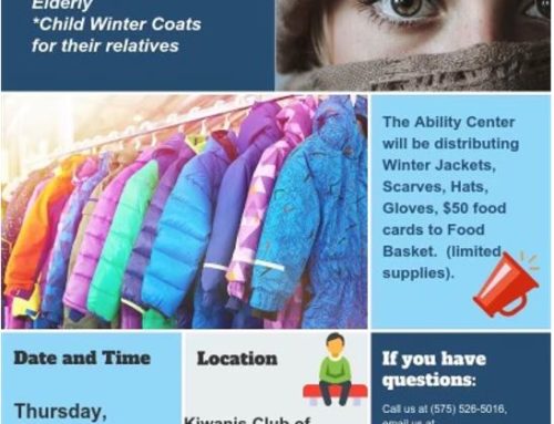 Ability Center Winter Coat and Food Card Distribution in Silver City