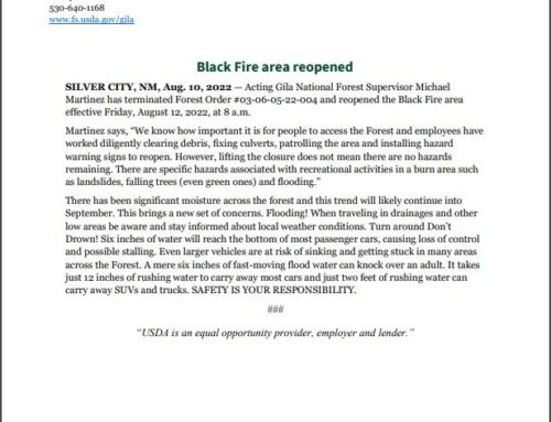 GNF Black Fire Area Open