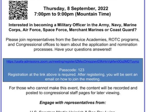 U.S Service Academies-ROTC-Congressional Virtual Information Event