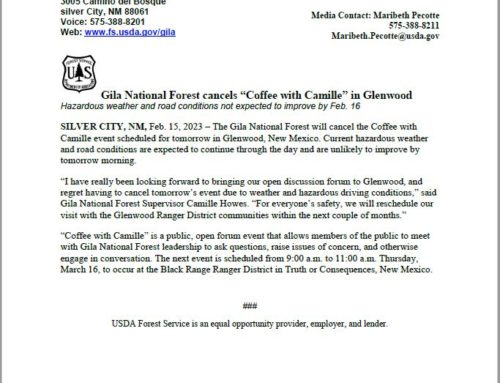 GNF “Coffee with Camille” Event Canceled Due to Weather Conditions