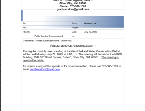 Grant Soil & Water Conservation District Meeting