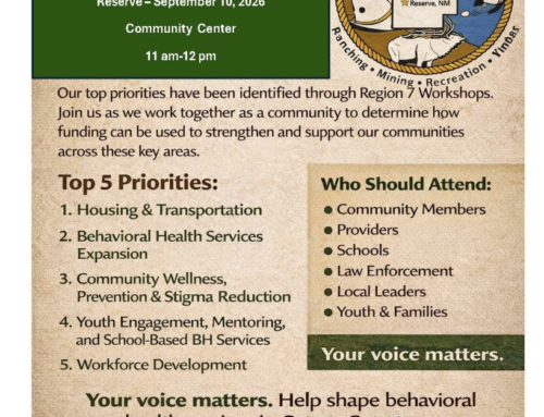 Catron County Behavioral Community Meeting