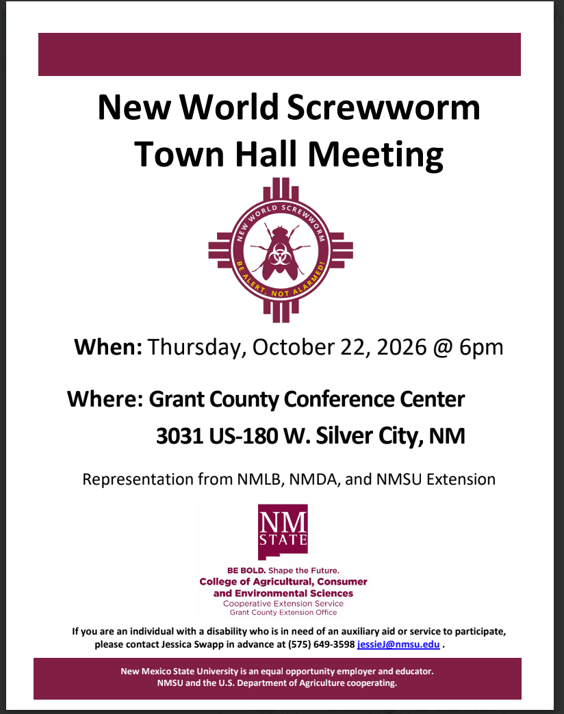 New World Screwworm Town Hall Meeting